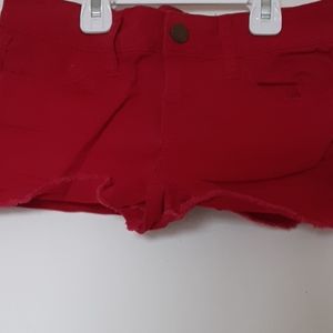 Red shorts